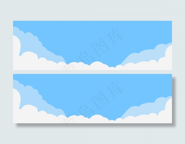 天空云彩简单百搭背景