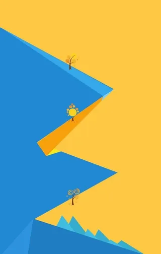 黄色扁平H5背景高清