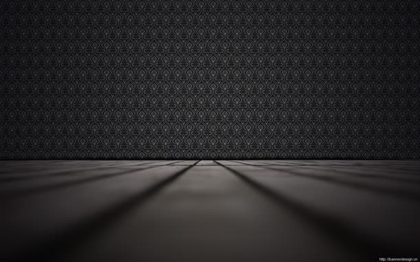 黑色立体背景素材