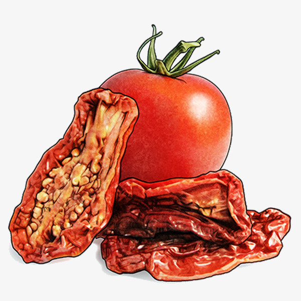 卡通西红柿腐烂免抠