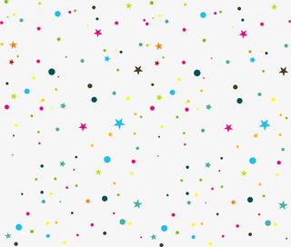 梦幻多彩漂浮星星免抠