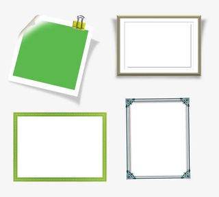 简单卡通相片背景墙