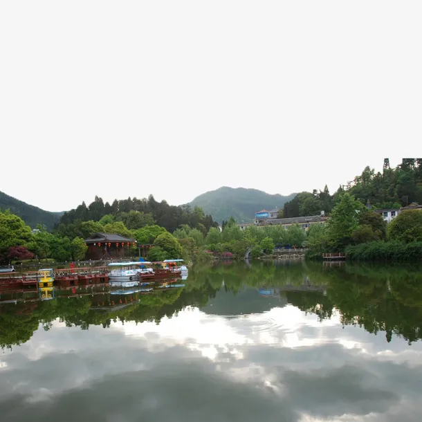 华山风景区免抠