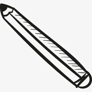 铅笔研究图标免抠