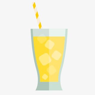 偏平化夏季鸡尾酒素材免抠