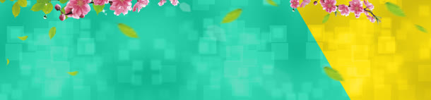 春季运动bannerpsd素材