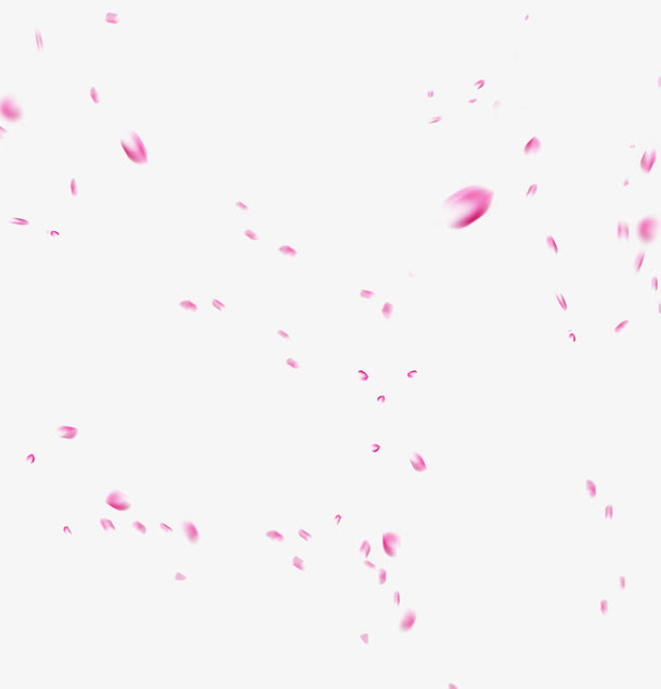 漂浮玫瑰花瓣免抠