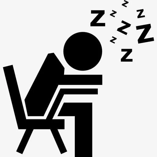 学生在课堂上睡觉图标免抠