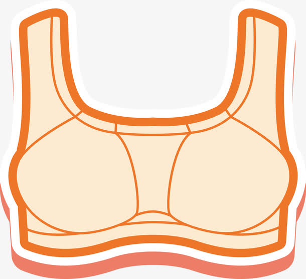 手绘运动小背心免抠