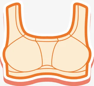 手绘运动小背心免抠