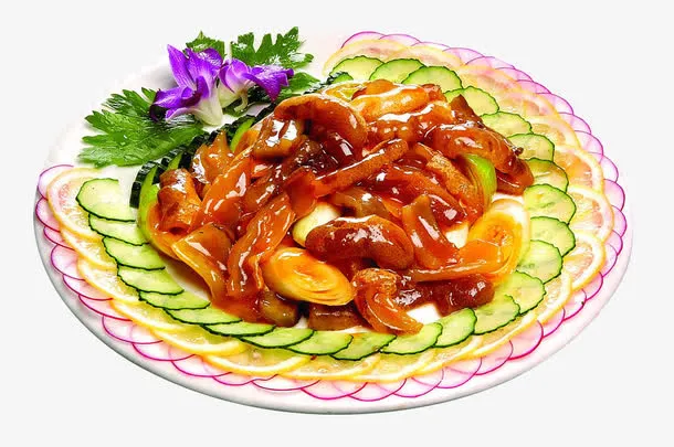 葱烧海参图片素材免抠