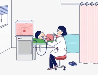 检查身体的男孩免抠