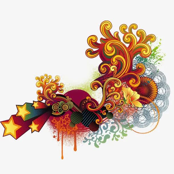 古典风格花纹免抠