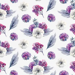 水彩花朵底纹PNG免抠