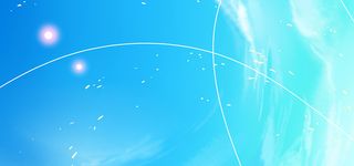 天蓝色卡通童趣天空背景banner装饰高清