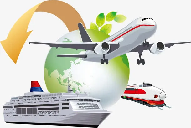 矢量轮船飞机免抠