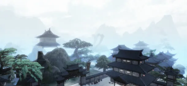 游戏武侠山峰丛林免抠