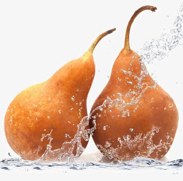 动感水花与新鲜水果免抠