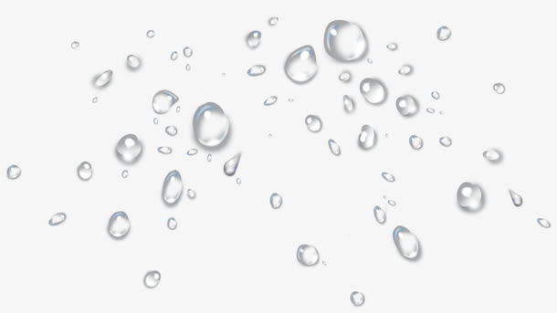 漂浮的水滴气泡免抠