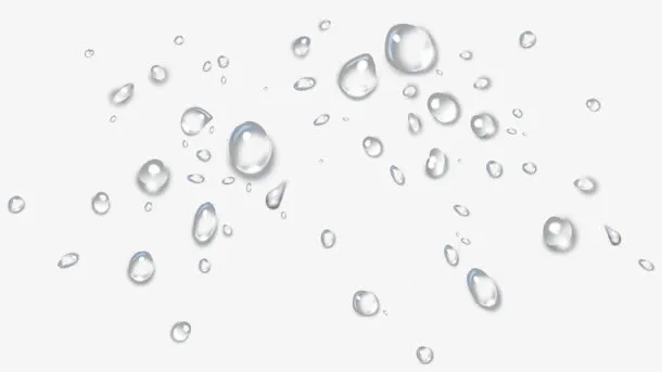 漂浮的水滴气泡免抠