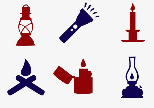 打火机油灯火堆免抠