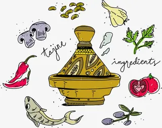 香辣美味火锅免抠