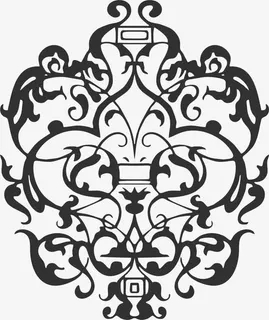 边框角花底纹图案素材免抠