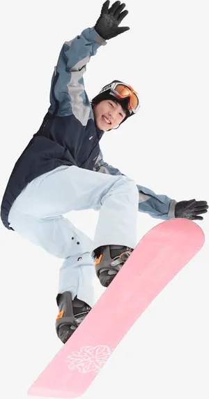 高清男生滑雪人物免抠