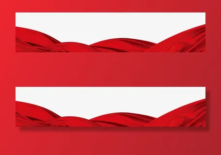 红色绸带效果图免抠漂浮彩带元素