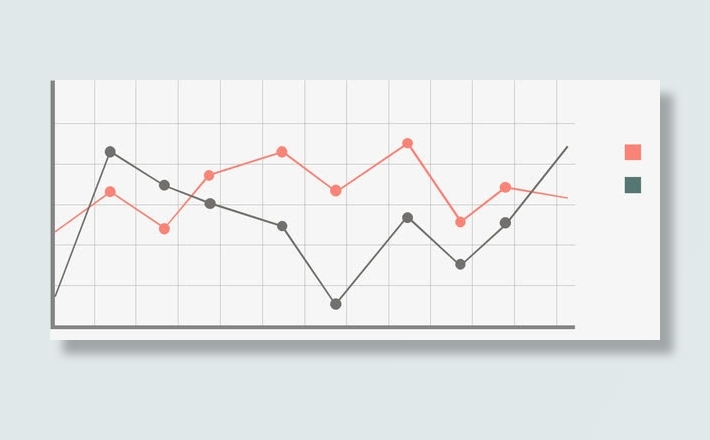 表格折线图免抠