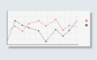 表格折线图免抠