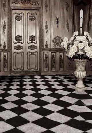 复古地板砖海报背景高清