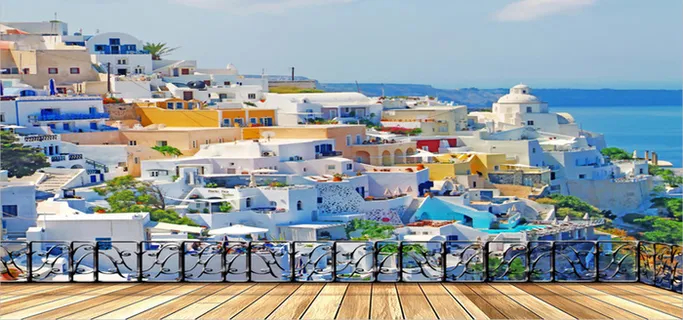 海岸风情背景图高清