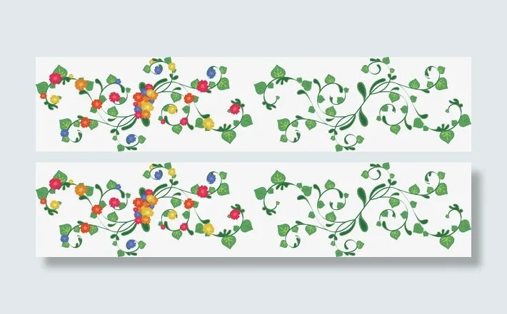 绿色藤蔓矢量图免抠