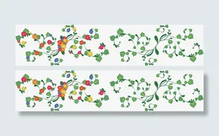 绿色藤蔓矢量图免抠