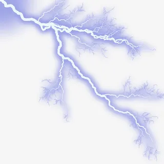 刺激的闪电免抠