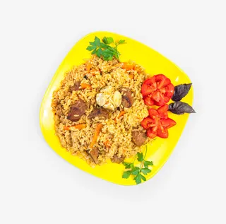 实物美食美味牛肉拌饭免抠