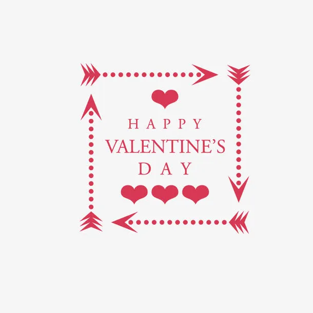 情人节卡片广告设计矢量素材免抠