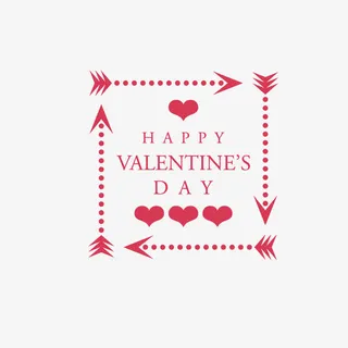 情人节卡片广告设计矢量素材免抠