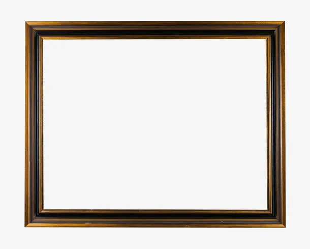 奖状实木装裱框免抠