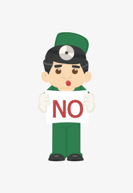 绿色衣服男护士no免抠