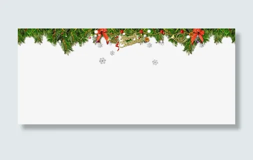 绿色花草彩色边框免抠