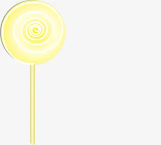 手绘立体棒棒糖免抠