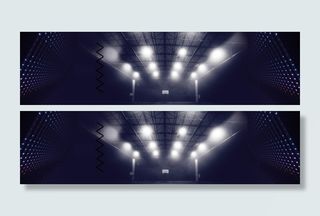 灯光篮球场背景banner装饰高清