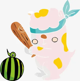 卡通动物PNG矢量图免抠