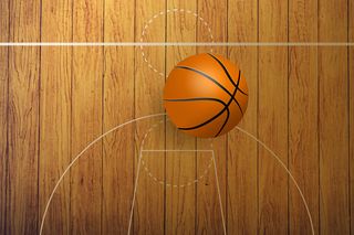 卡通质感篮球球场激情球赛背景素材高清