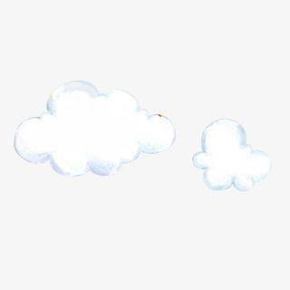 简约云朵免抠