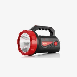 康铭探照灯手电筒强光远射充电矿免抠