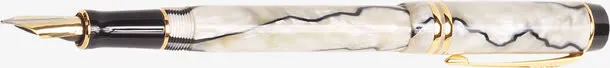 白色钢笔免抠