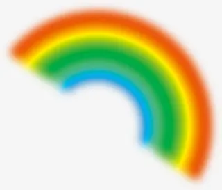 彩虹发光特效免抠